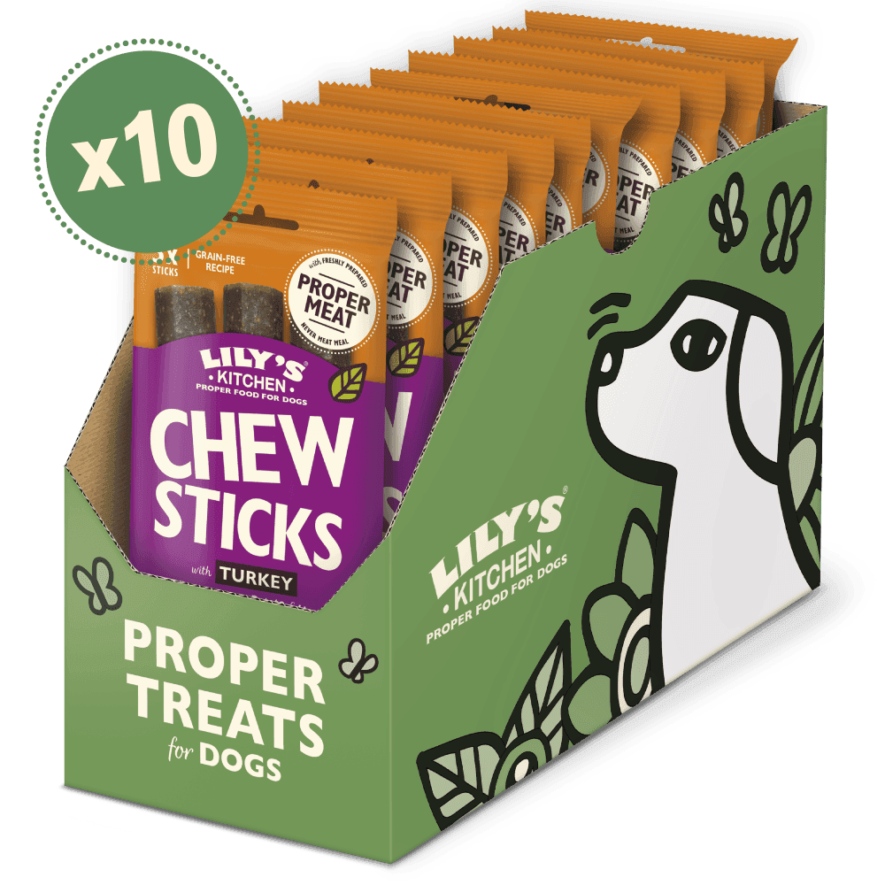 Lilys Kitchen Dog Chew Sticks with Turkey (120g)