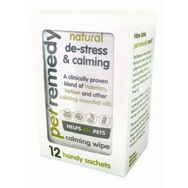 Pet Remedy Calming Wipe Sachets - Pack of 12