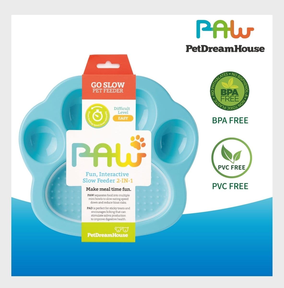 Pet Dream House (Slow Paw Feeder / Green)