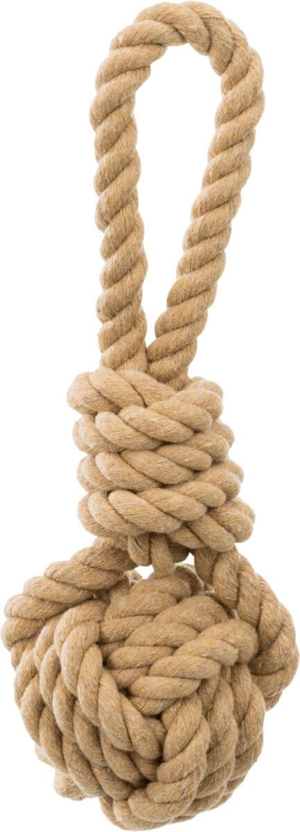 Trixie BE NORDIC Playing Rope with Woven-in Ball (7cmx20cm)
