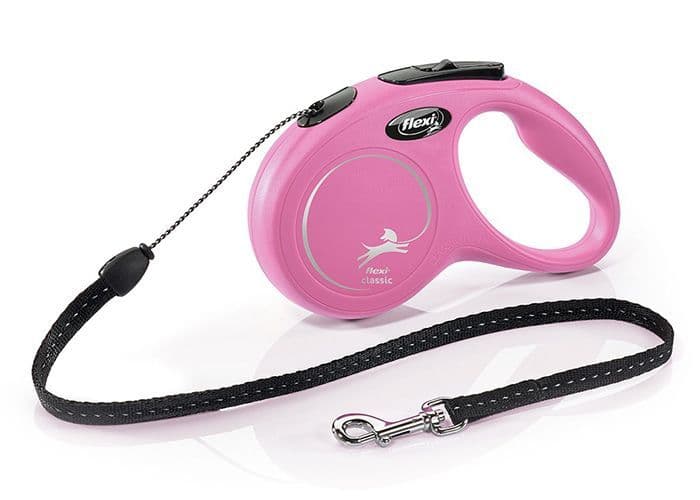 Flexi Classic Cord Pink (Small)(8M)