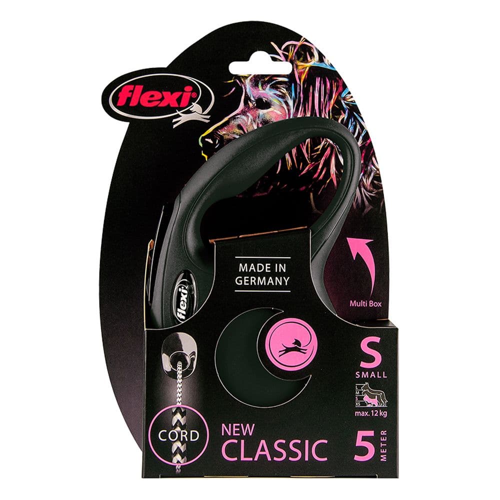 Flexi Classic Cord Black (Small)(5M)