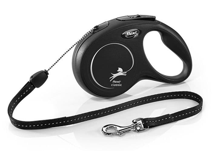 Flexi Classic Cord Black (Small)(8M)