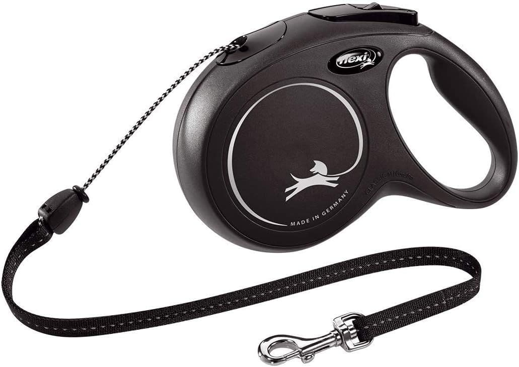 Flexi Classic Cord Black (Medium)(8M)