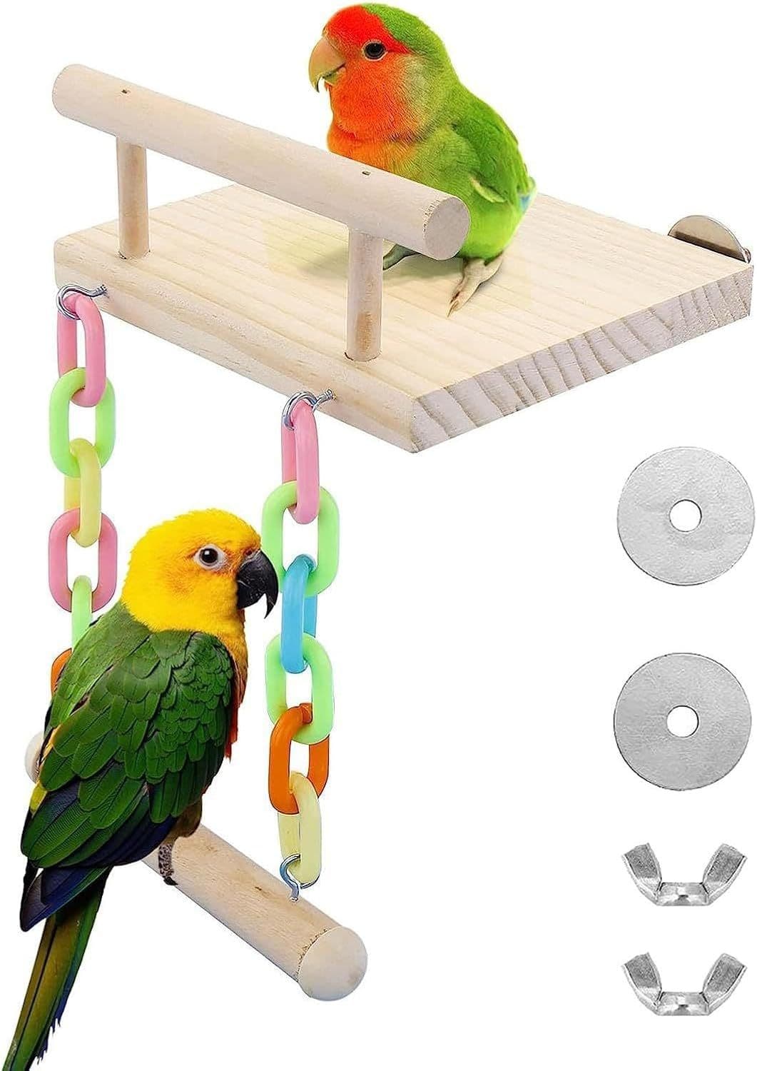 Happy Pet Products Wooden Swing