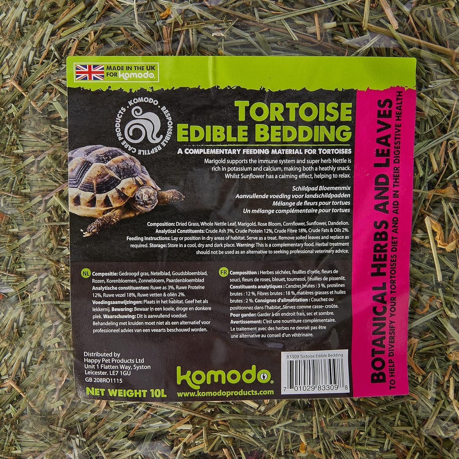 Komodo Tortoise Edible Bedding (10L)