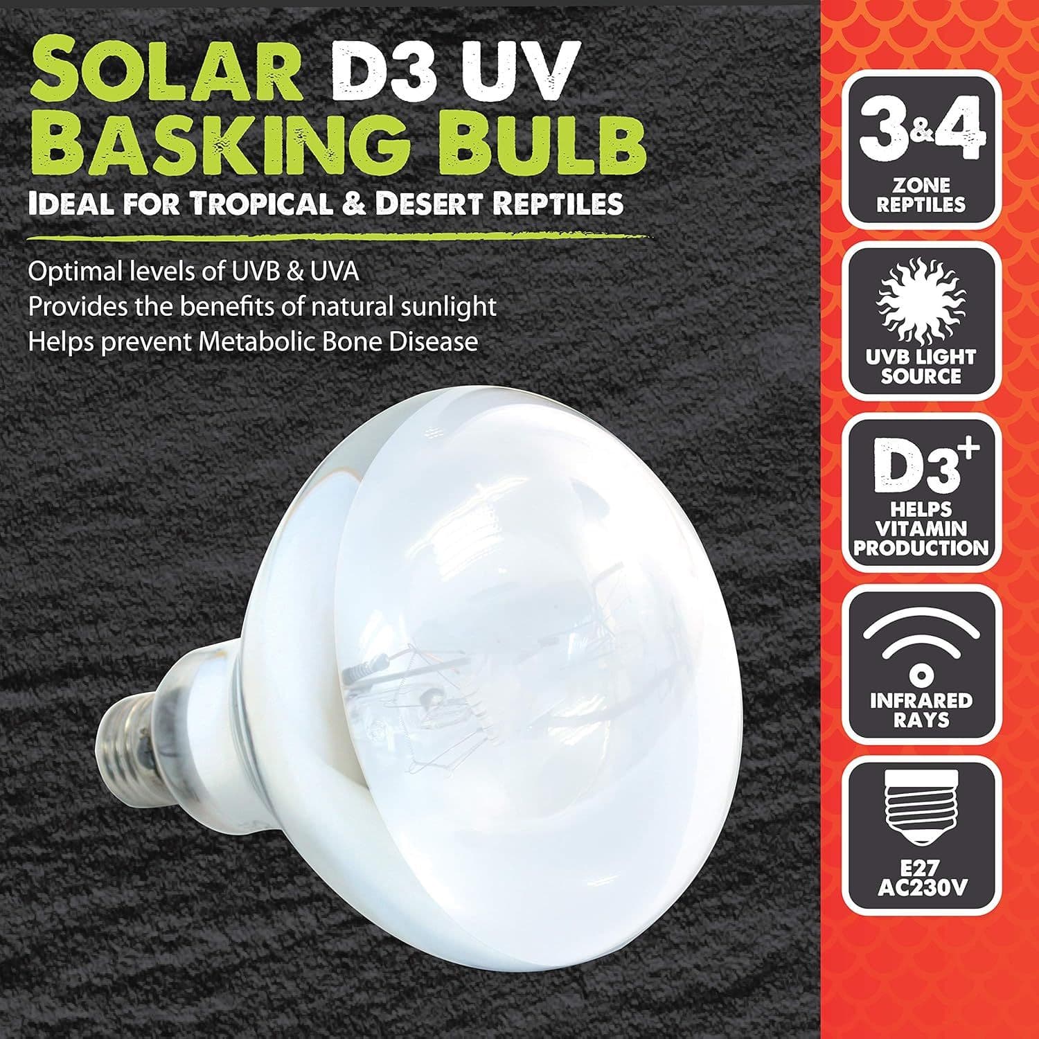 Komodo Solar D3 UV Basking Bulb (80W)