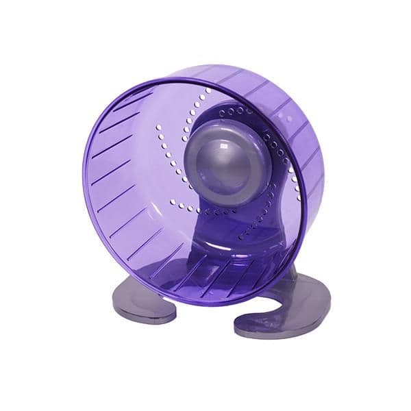 Rosewood Pico Exercise Wheel With Stand Purple (17cm)