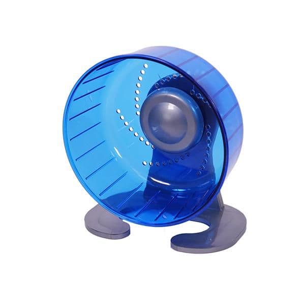 Rosewood Pico Exercise Wheel With Stand Blue (17cm)