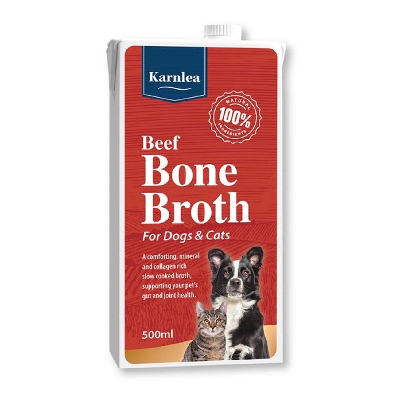 Karnlea Beef Bone Broth For Dogs & Cats (500ml)