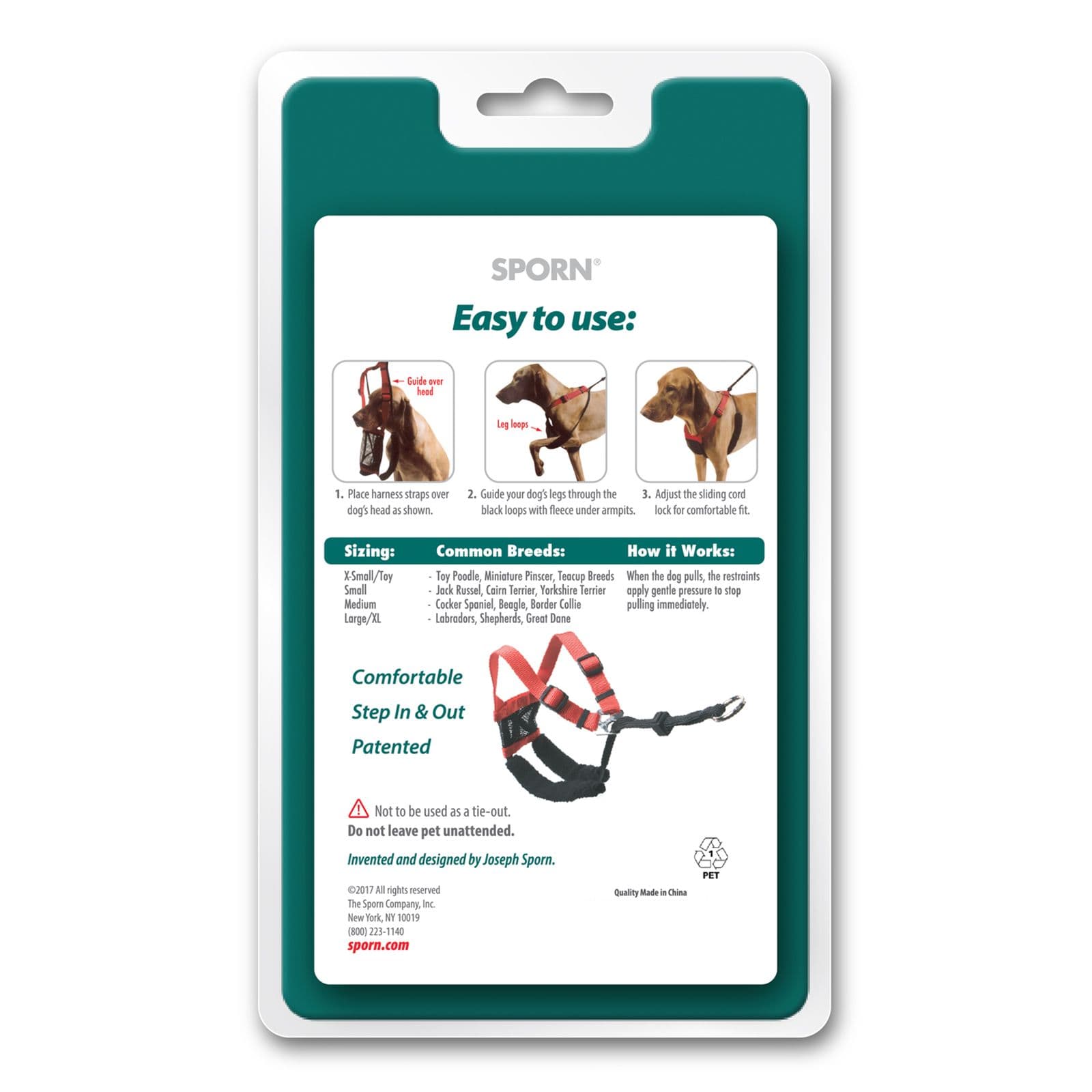 Company of Animals Non-Pull Harness Black (Small)