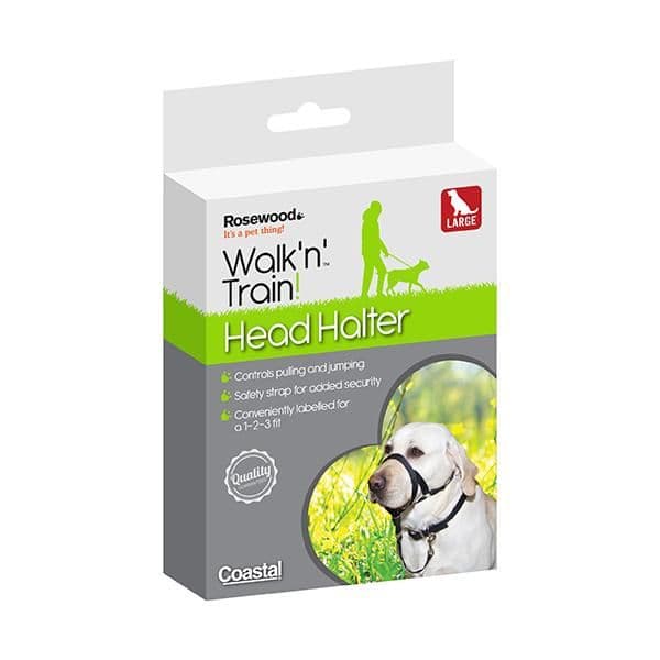 Rosewood Walk N Train Dog Head Halter (Large)