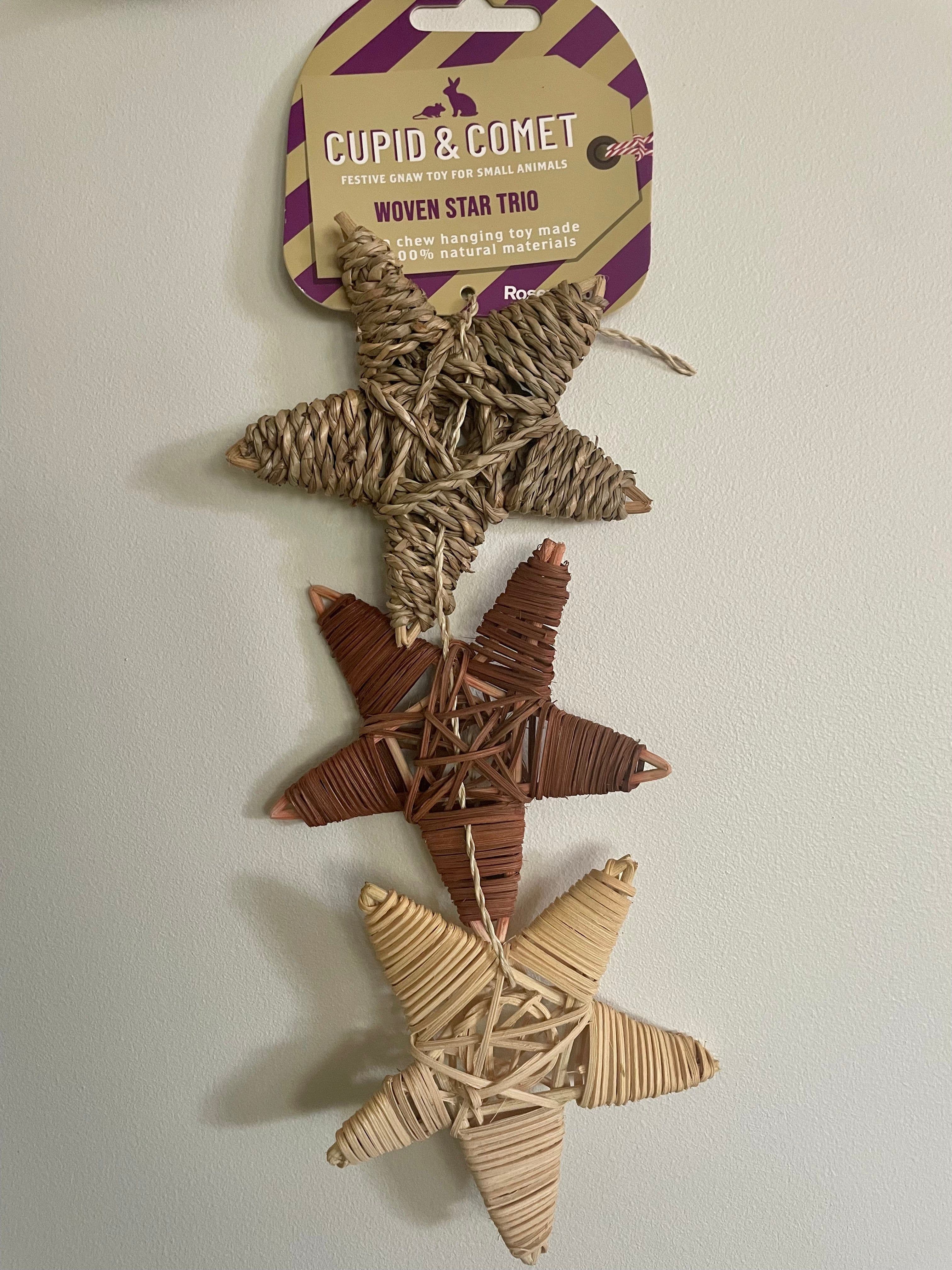 Rosewood Woven Star Trio