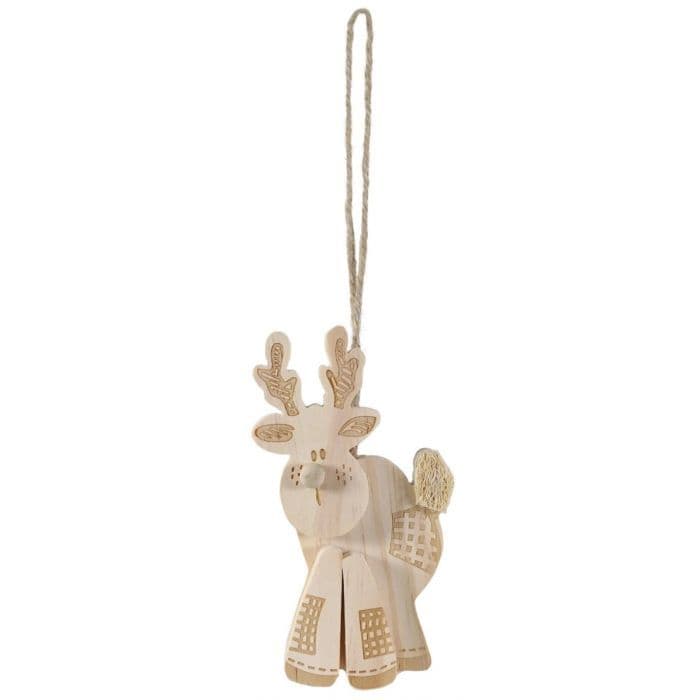 Rosewood Patchwork Reindeer Gnaw