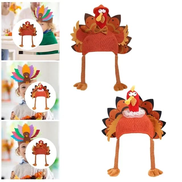 Rosewood Turkey Dress Up Hat