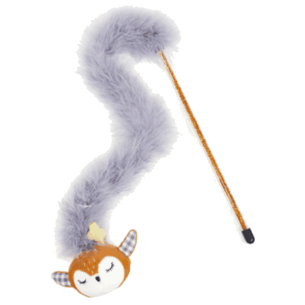 Rosewood Reindeer Tinsel Cat Teaser