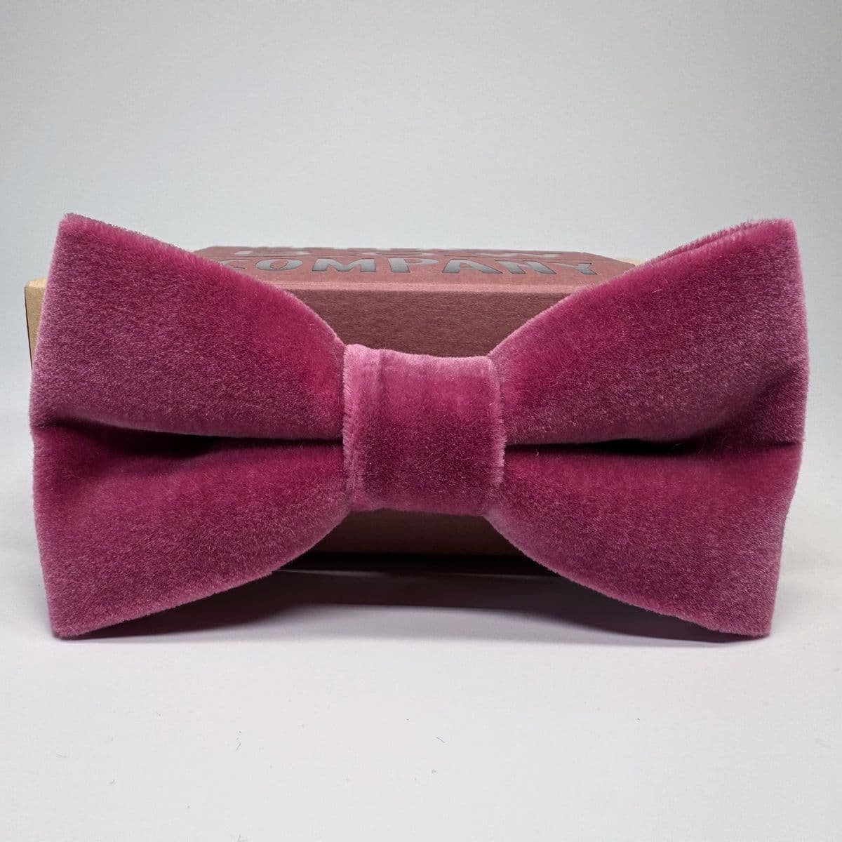 Rosewood Velvet Bow Tie (Small)