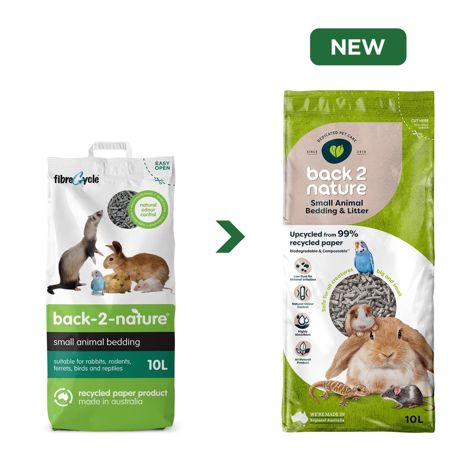 Back 2 Nature Small Animal Bedding (10L)