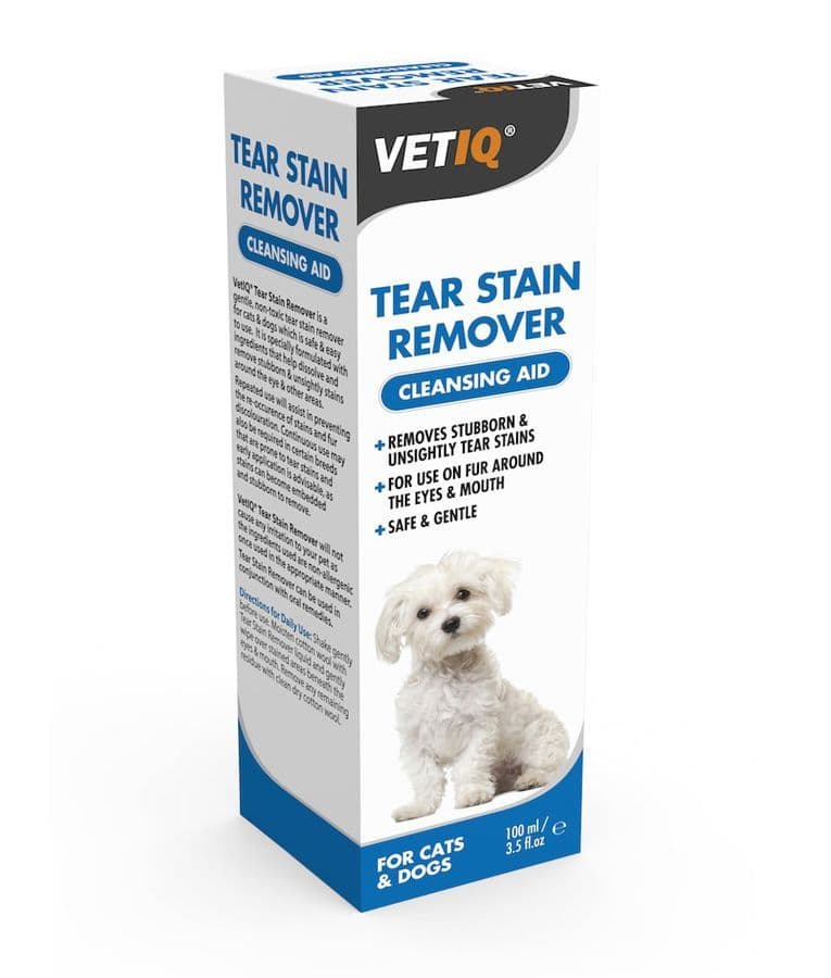 VetIQ Tear Stain Remover Cleansing Aid (100ml)