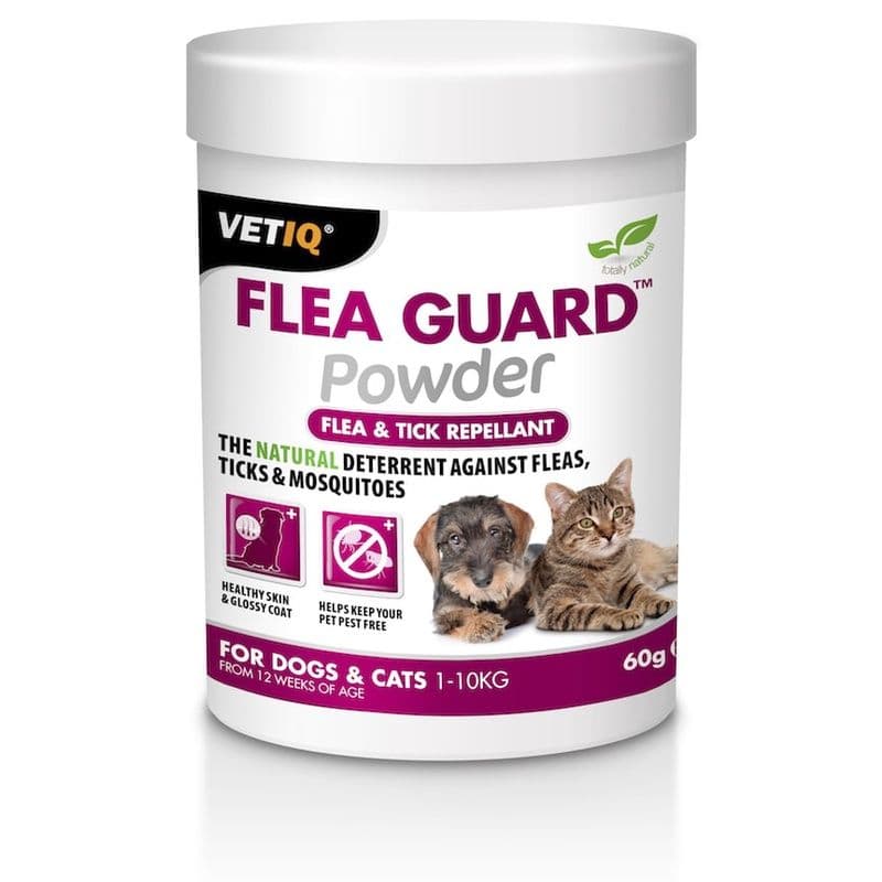 VetIQ Flea Guard Flea & Tick Repellant Powder (60g)