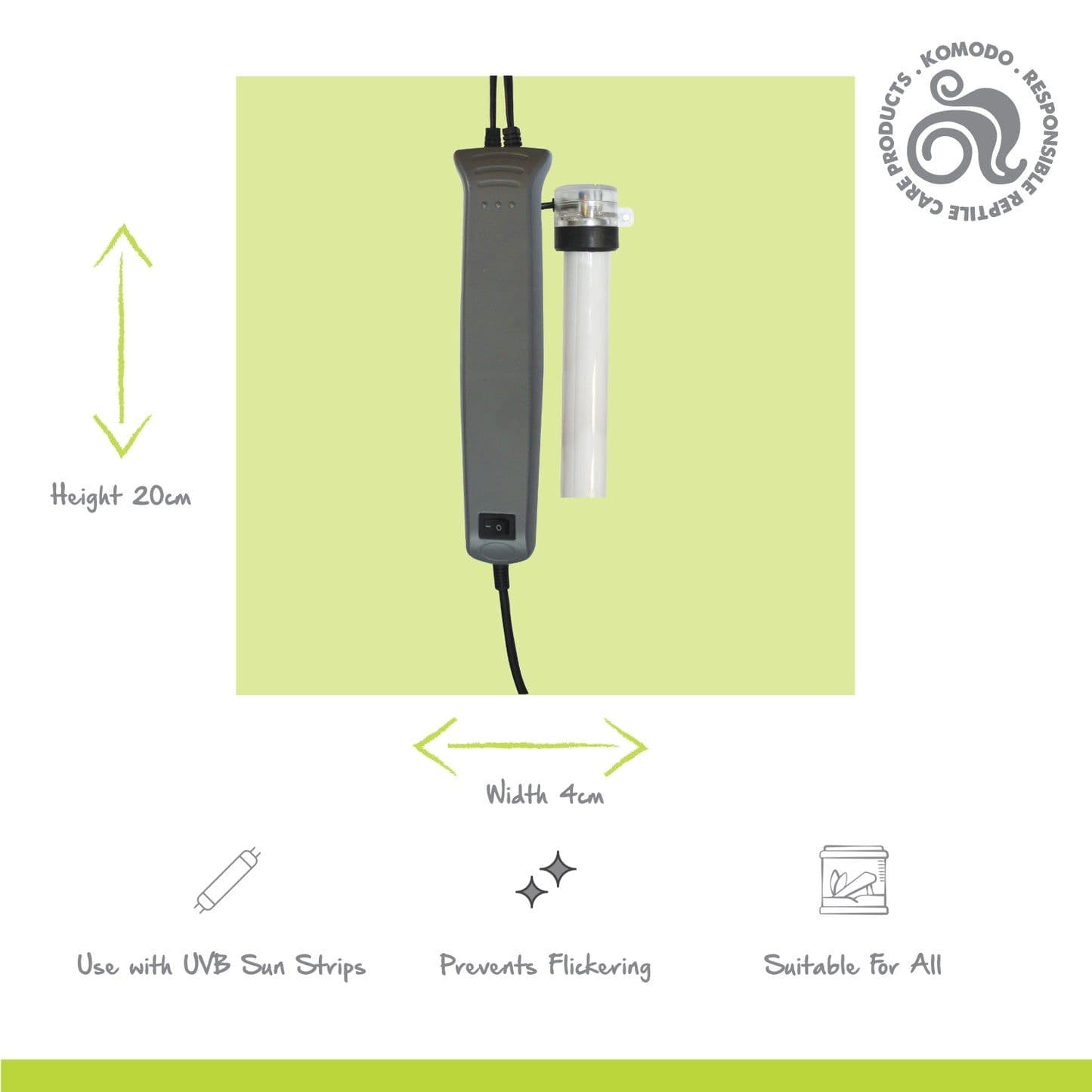 Komodo T8 Fluorescent Lighting Controller (15w)