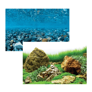 River Rock/Green SeaAquatic Background H45cm (Metre)