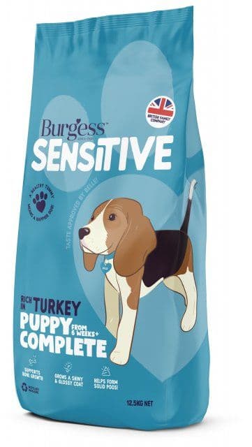 Burgess Sensitive Puppy Turkey & Rice (12.5kg)