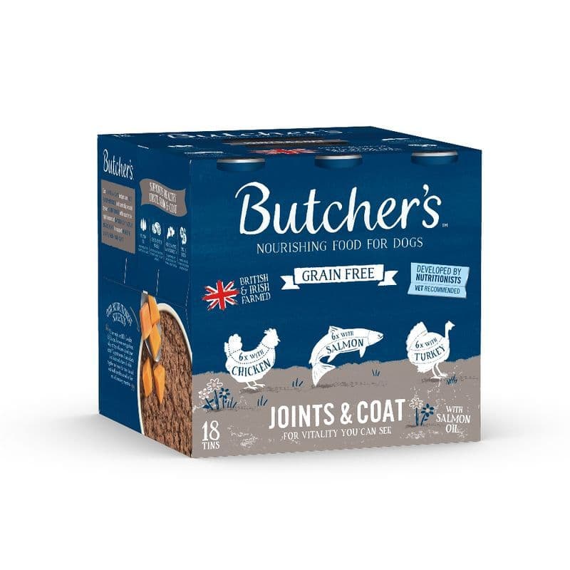 Butchers Grain Free Joints & Coat (18x390g)