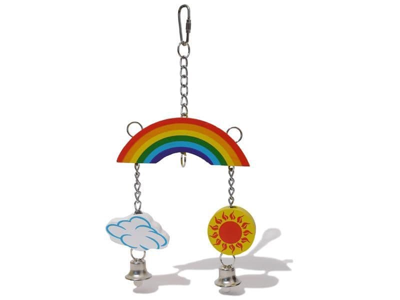 Rosewood Woodies Rainbow Mobile