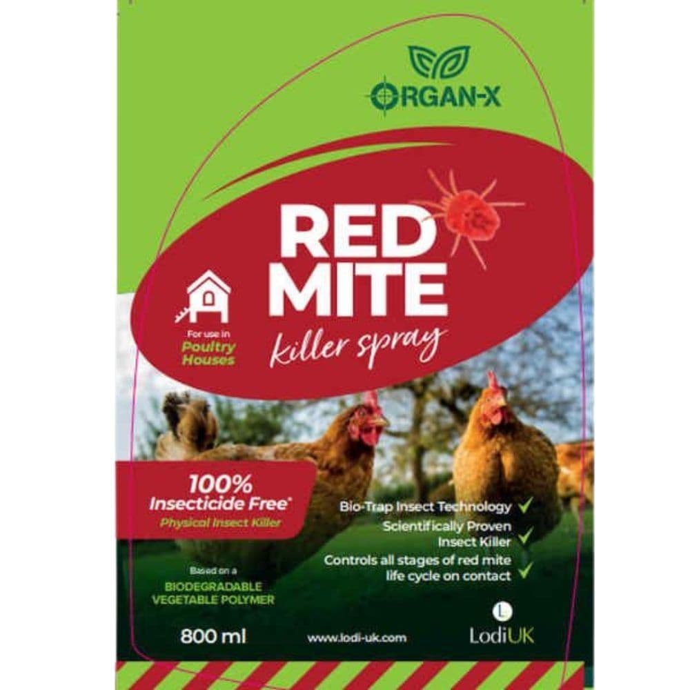 Organ-X Red Mite Killer Spray (800ml)