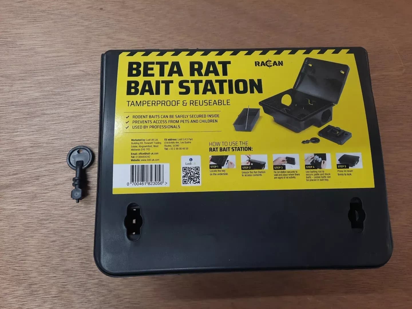 Racan Beta Rat Bait Station And Key