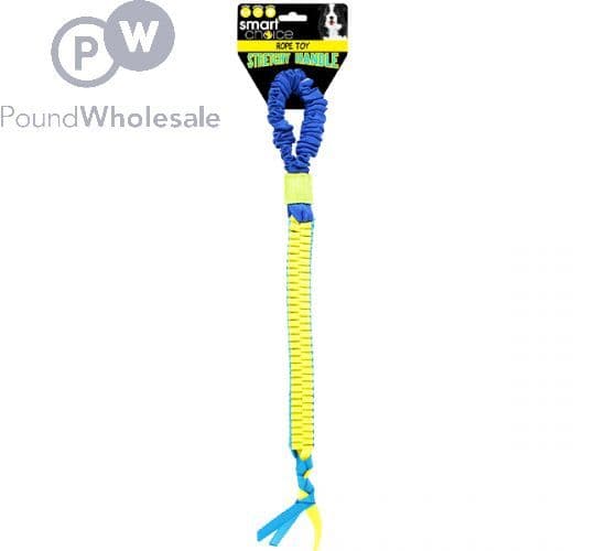 Smart Choice Bungee Woven Rope Tug Dog Toy (55cm)