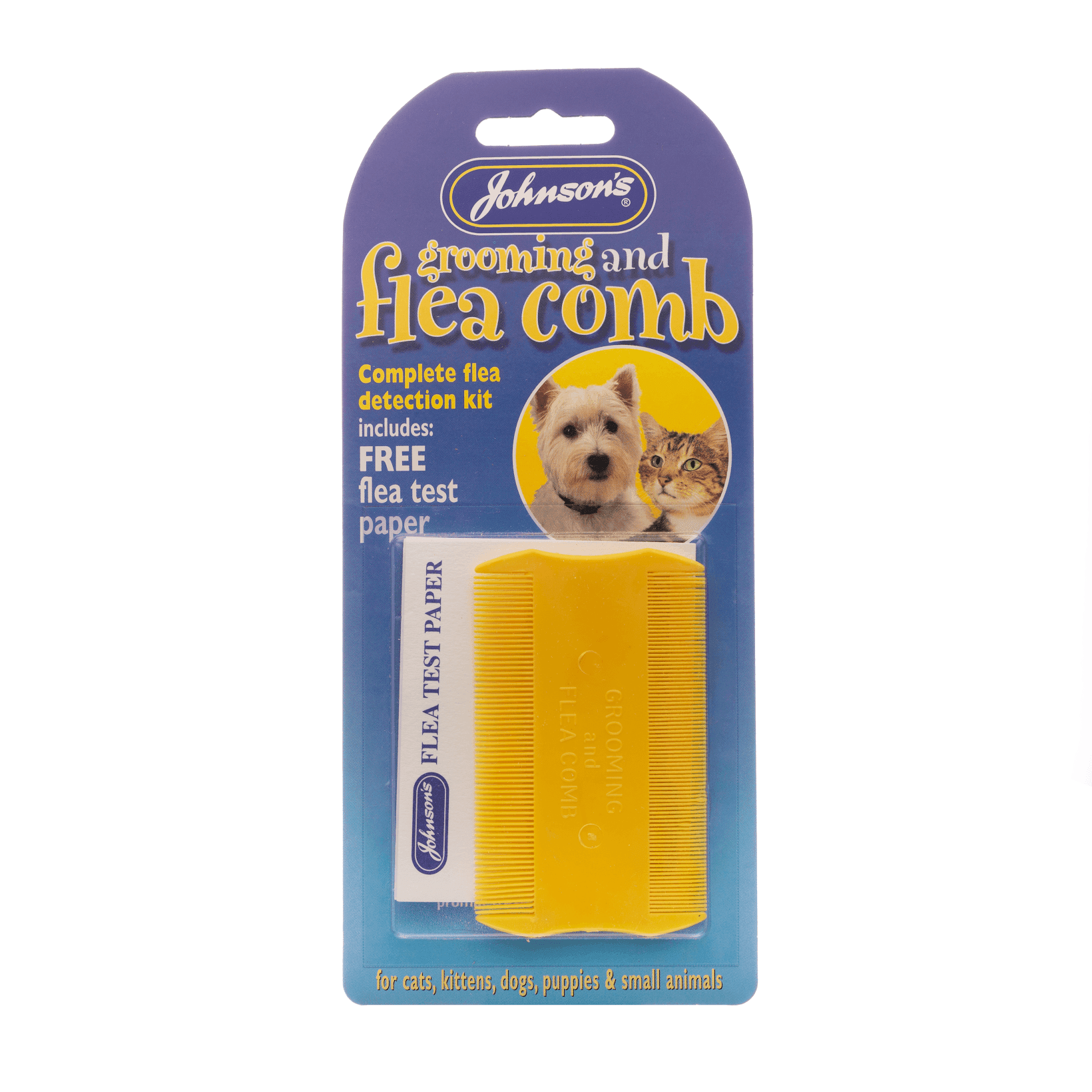 Johnsons Dog Flea Comb & Flea Detection Kit