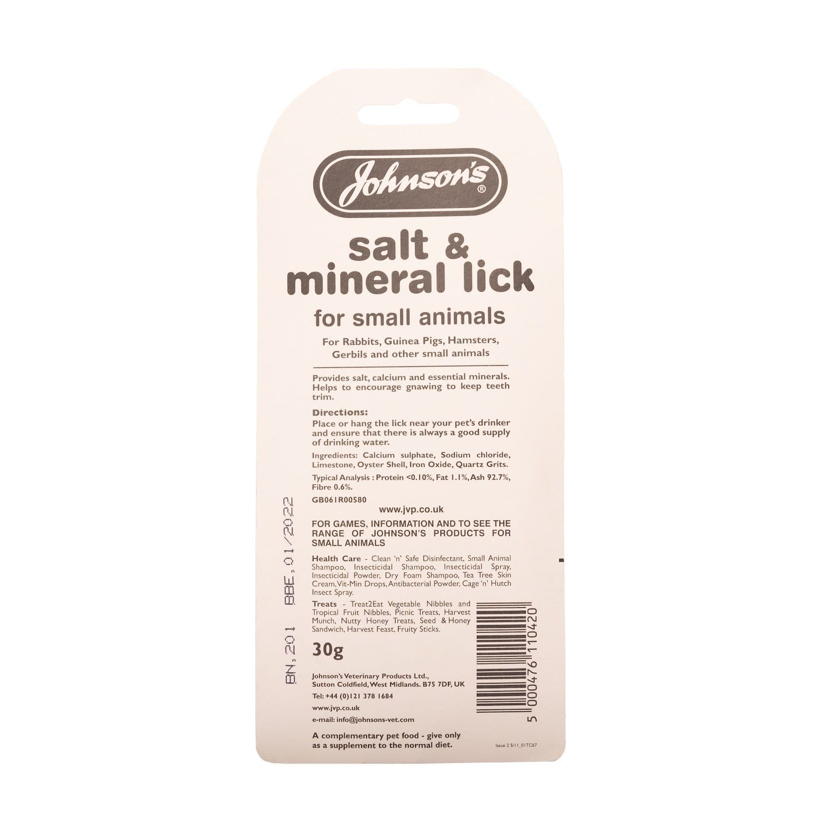 Johnsons Salt & Mineral Lick