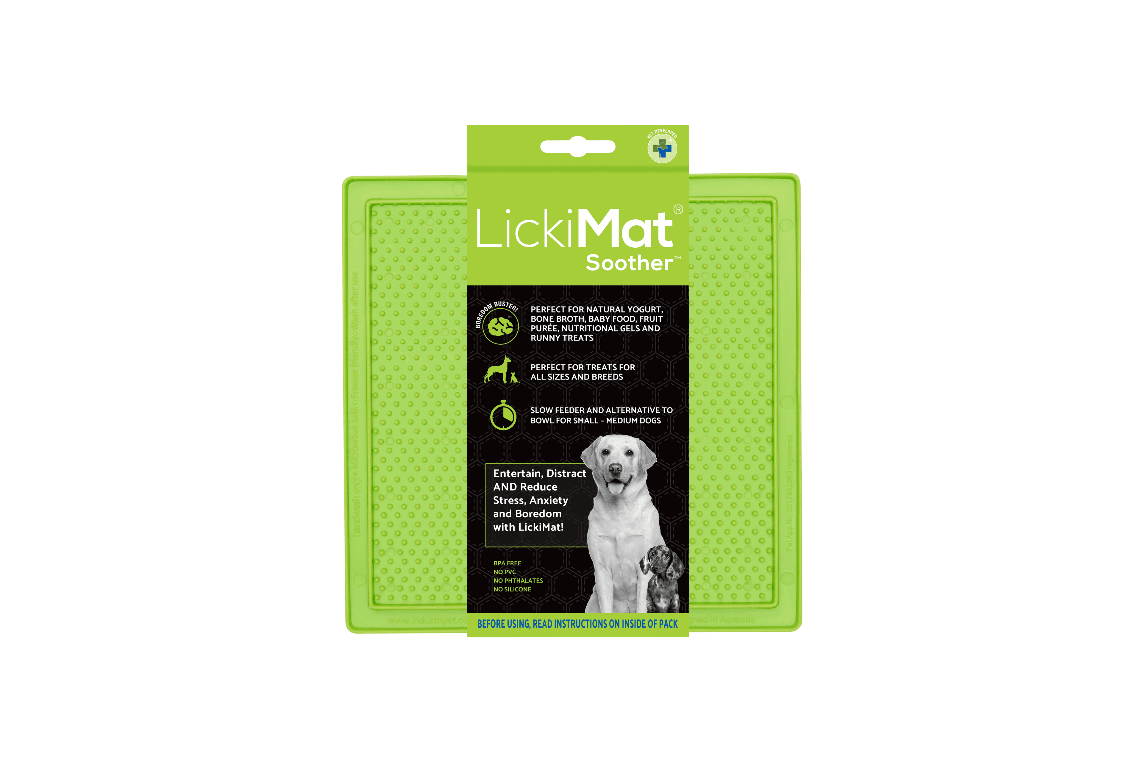 LickiMat Classic Soother (Green) (20cm)