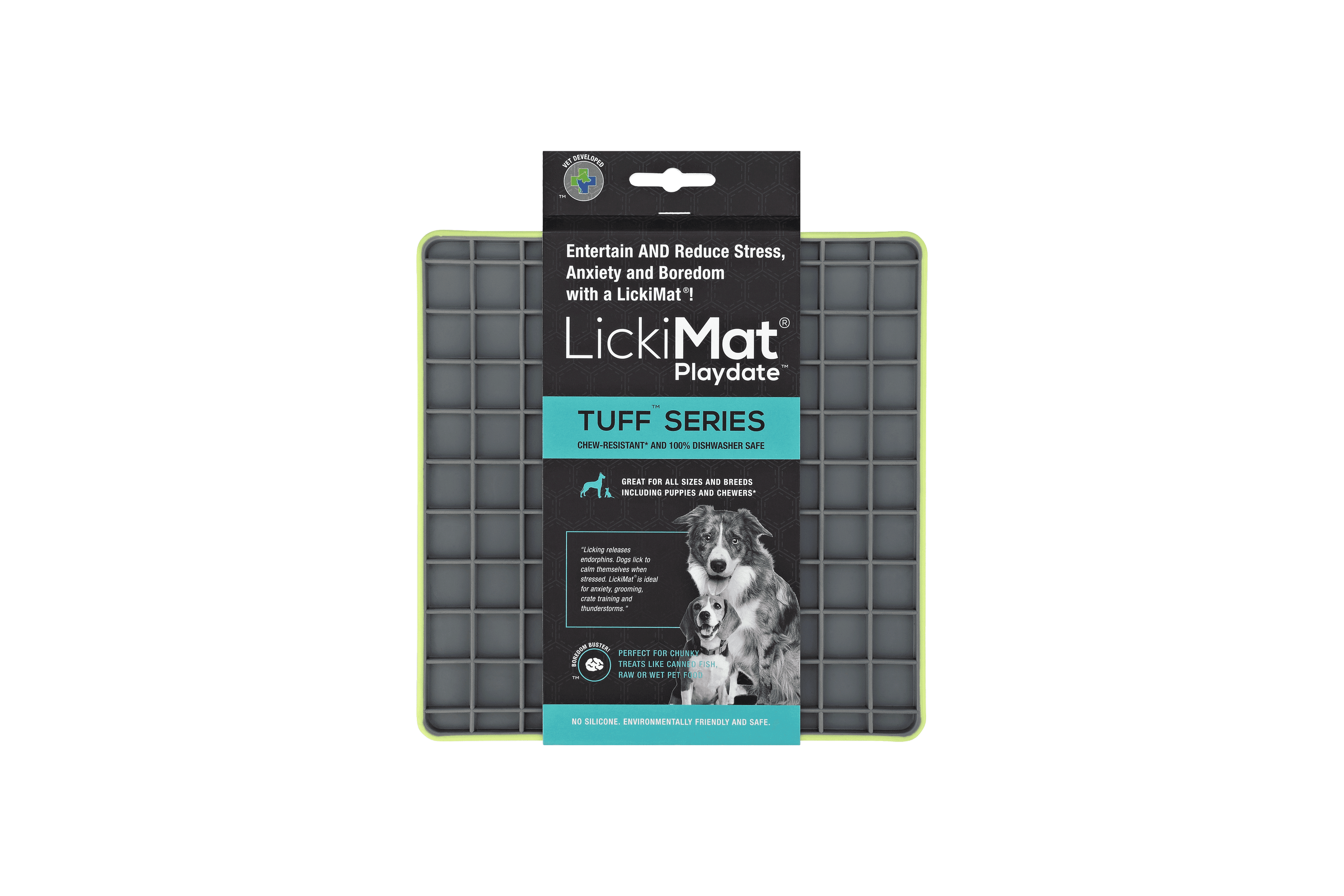 LickiMat Tuff Playdate (Green)