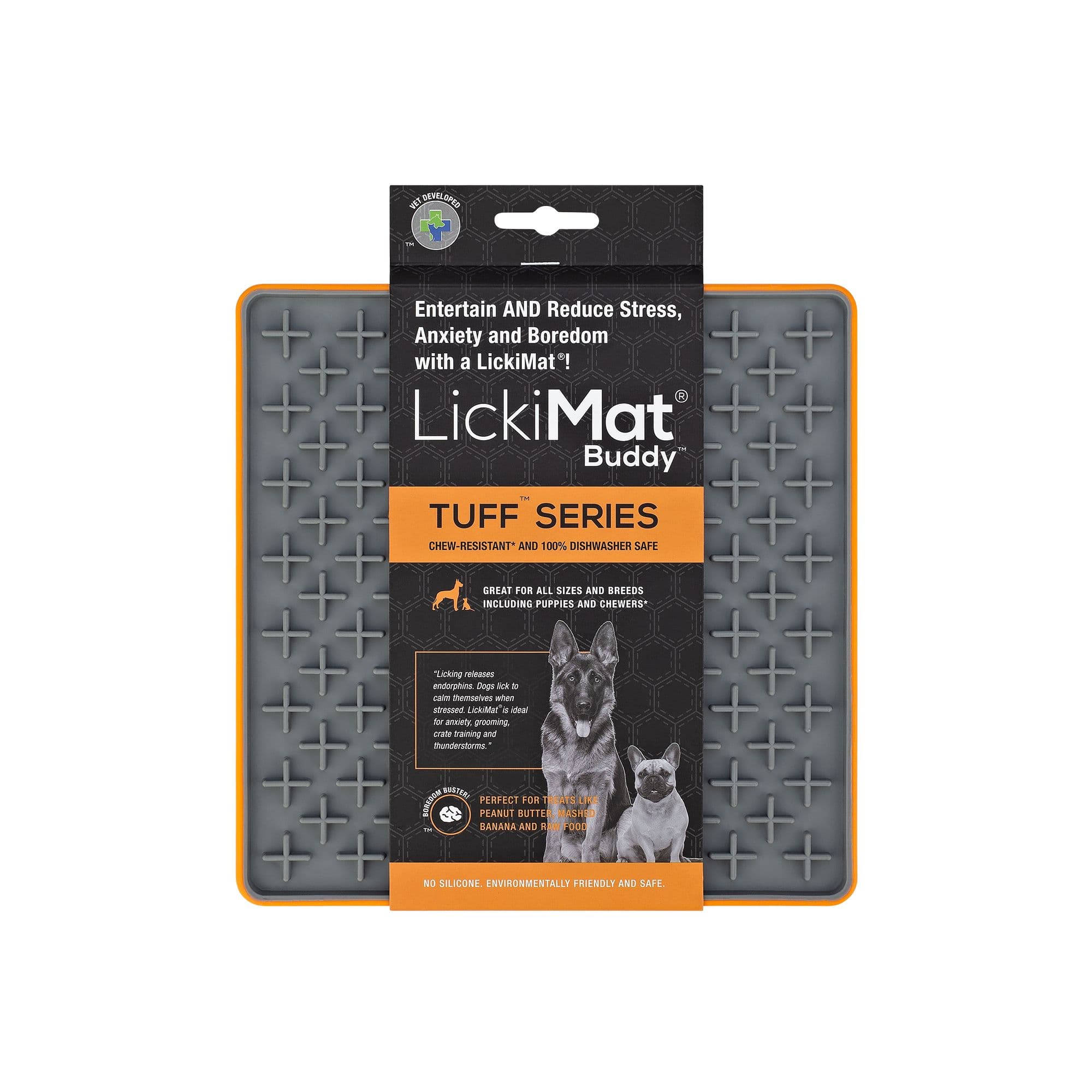 LickiMat Tuff Buddy (Orange)