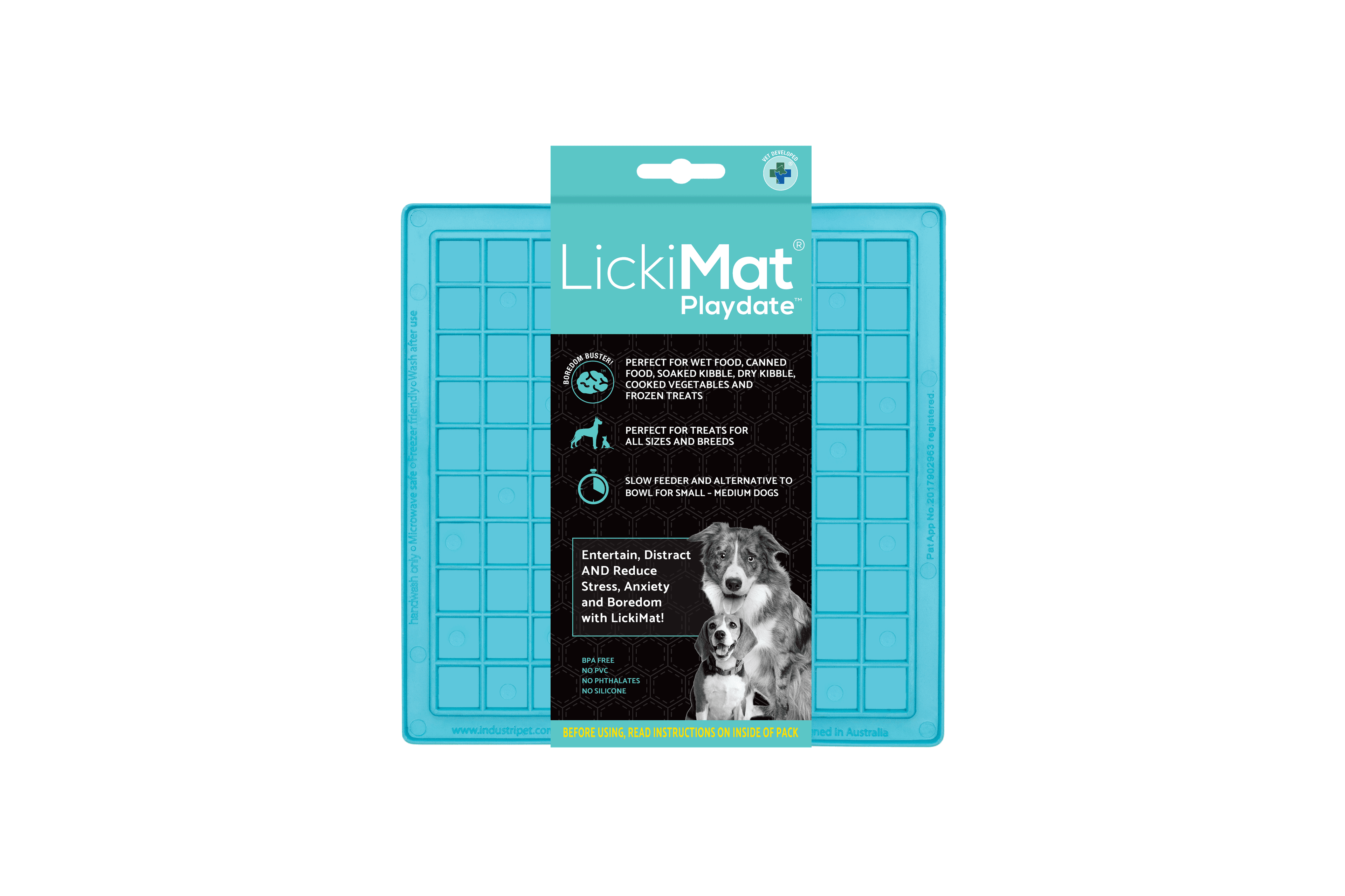 LickiMat Classic Playdate (Turqouise) (20cm)