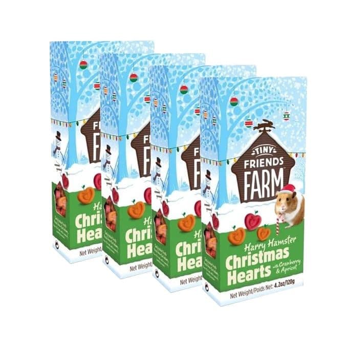 Supreme Tiny Friends Farm Harry Hamster Christmas Hearts (120g)