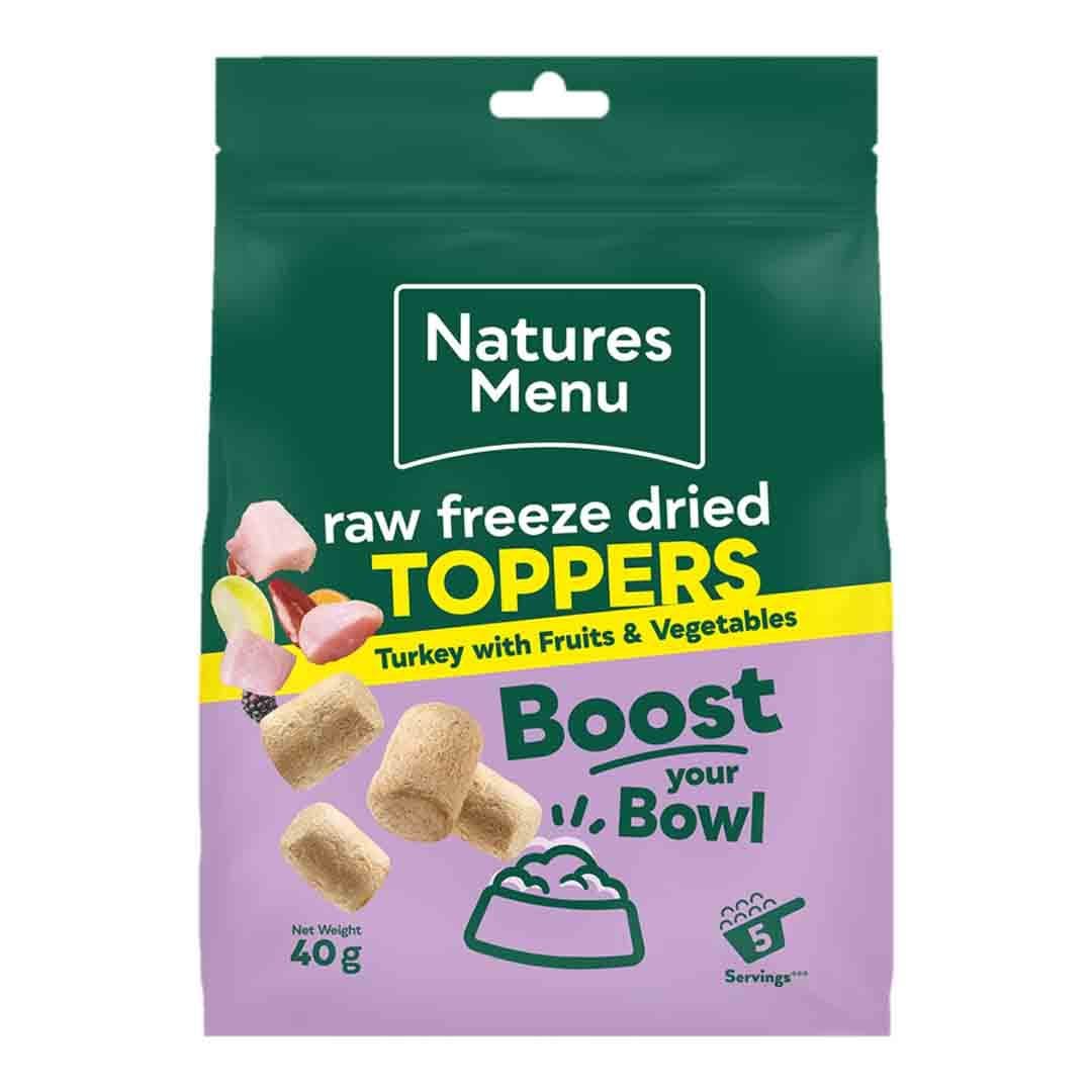 Natures Menu Complete Freeze Dried Grain Free Topper Turkey (40g)