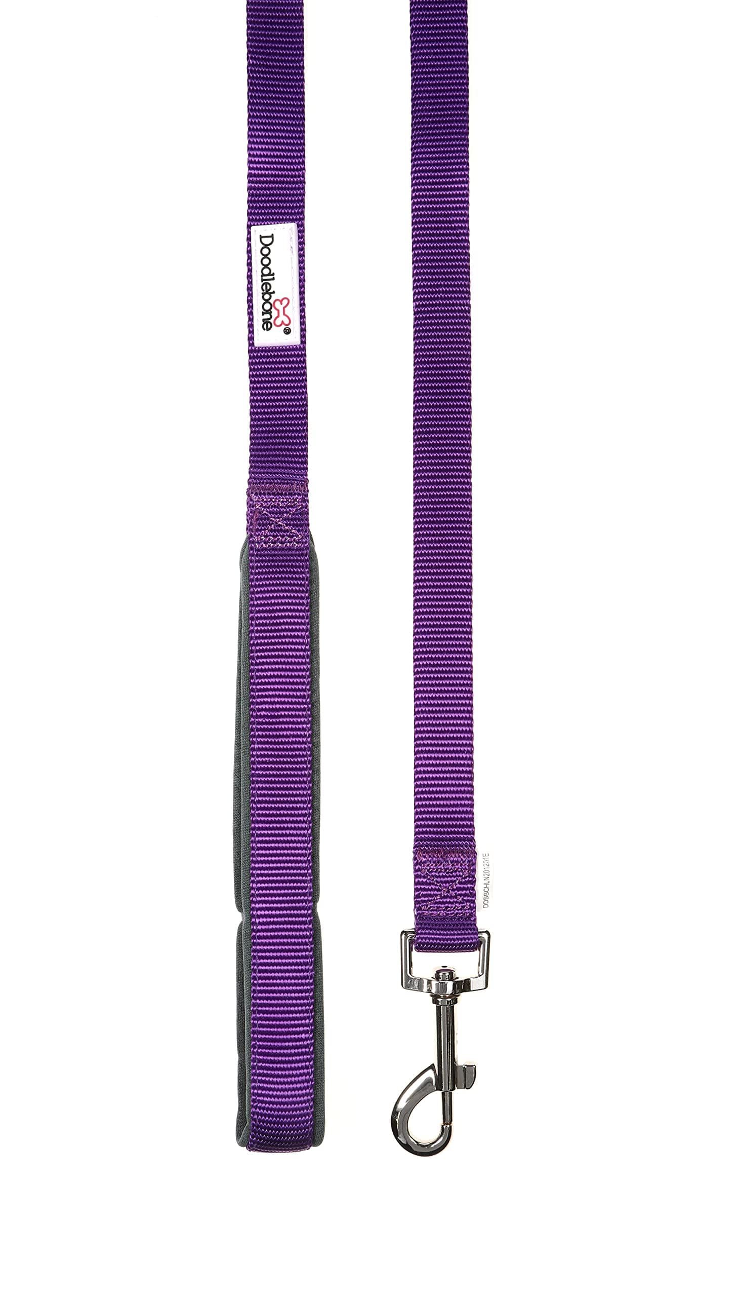 Doodlebone Padded Lead, Lilac, 15mm
