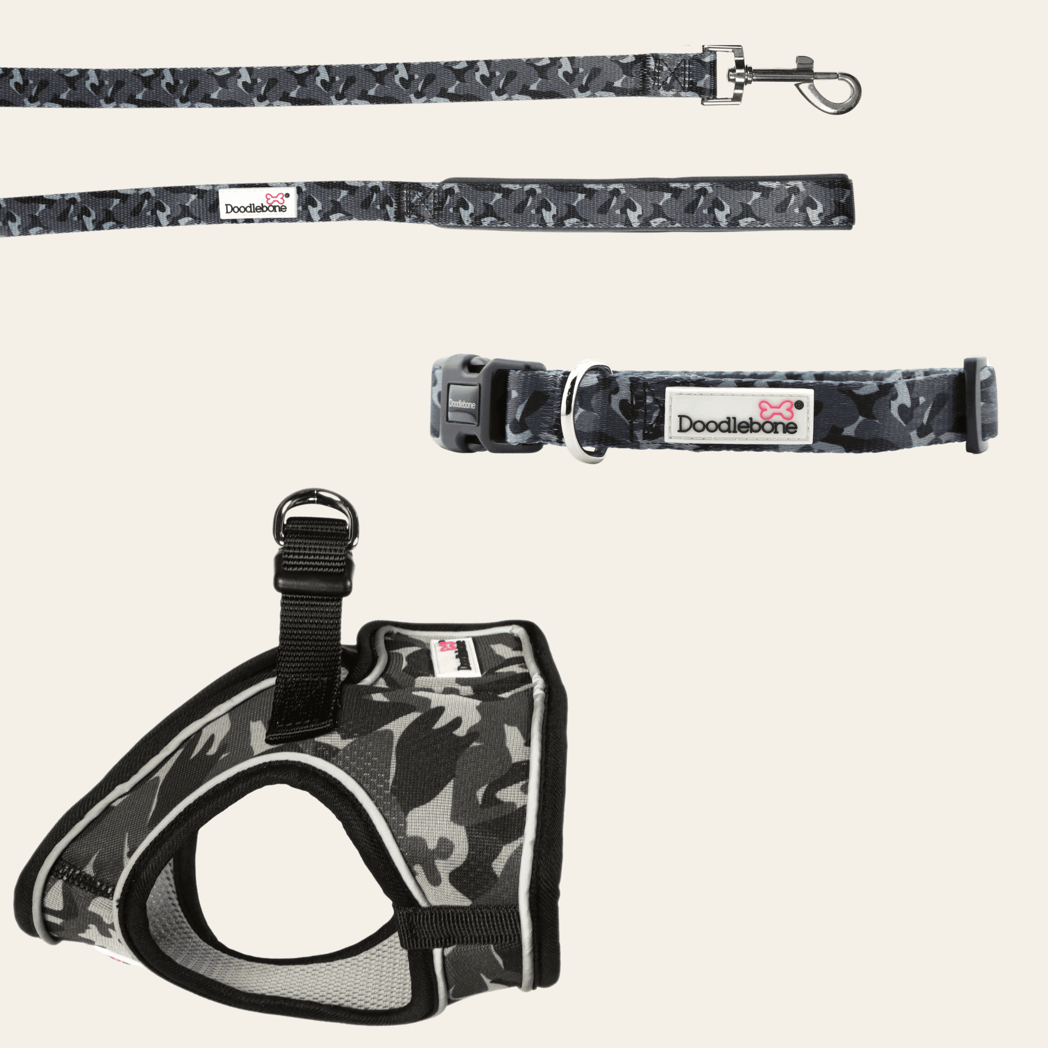 Doodlebone Snappy Harness, Smokey Camo, 5