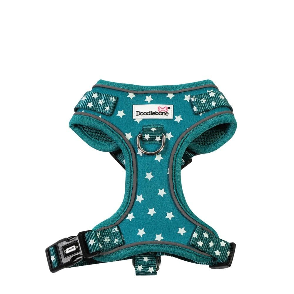Doodlebone Adjustable Airmesh Harness, Teal, 4-7