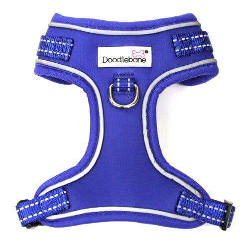 Doodlebone Adjustable Airmesh Harness, Cobalt, 4-7
