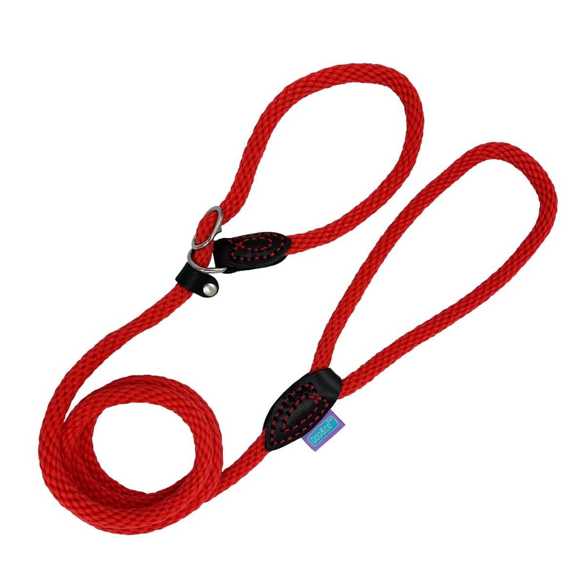 Hem & Boo Soft Touch Thin Rope Slip Lead Orange (60”)