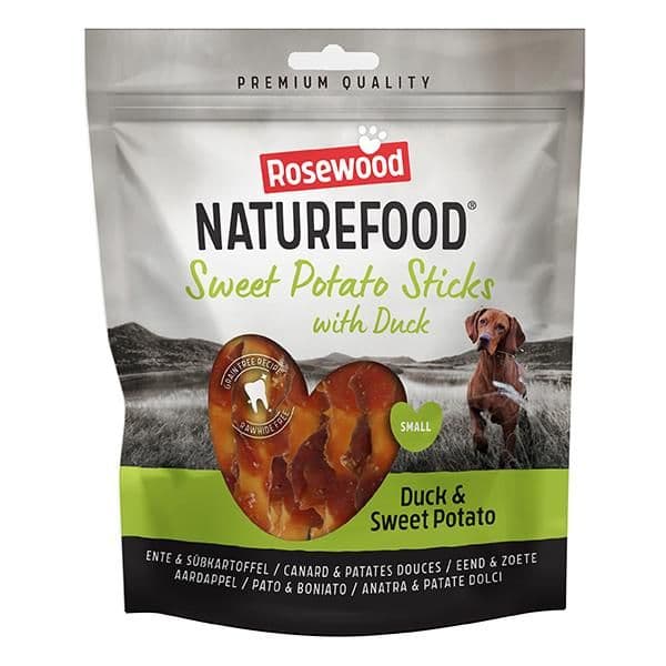 Naturefood Duck Wrapped Sweet Potato Sticks Value Pack (320g)