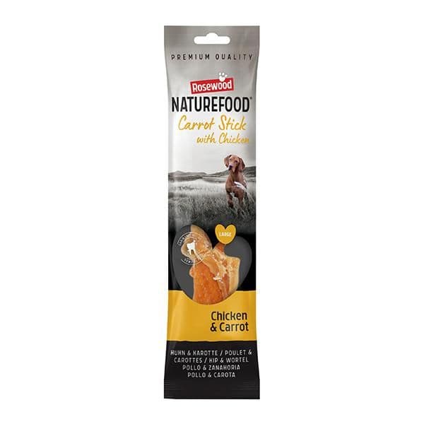 Naturefood Giant Chicken Wrapped Carrot Stick (70g)