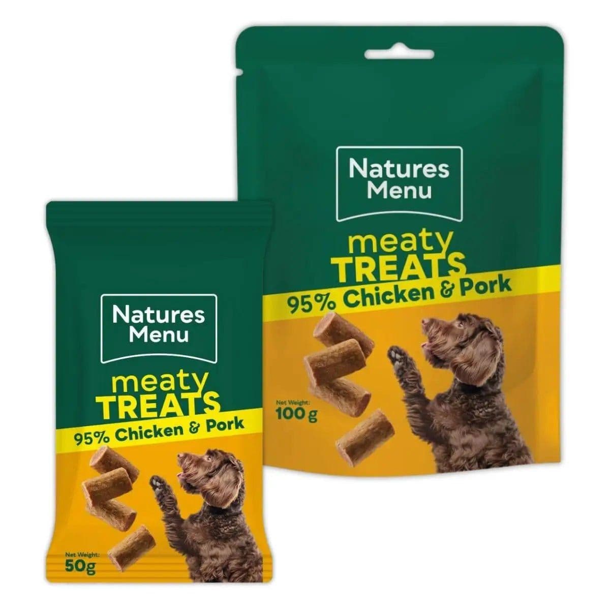 Natures Menu Dog Meaty Treats Puppy Chicken & Pork (50g)