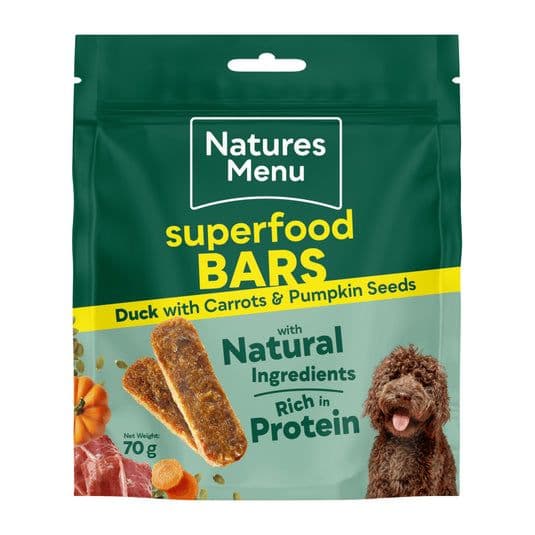 Natures Menu Superfood Bars Duck with Pumpkin & Carrot (70g)