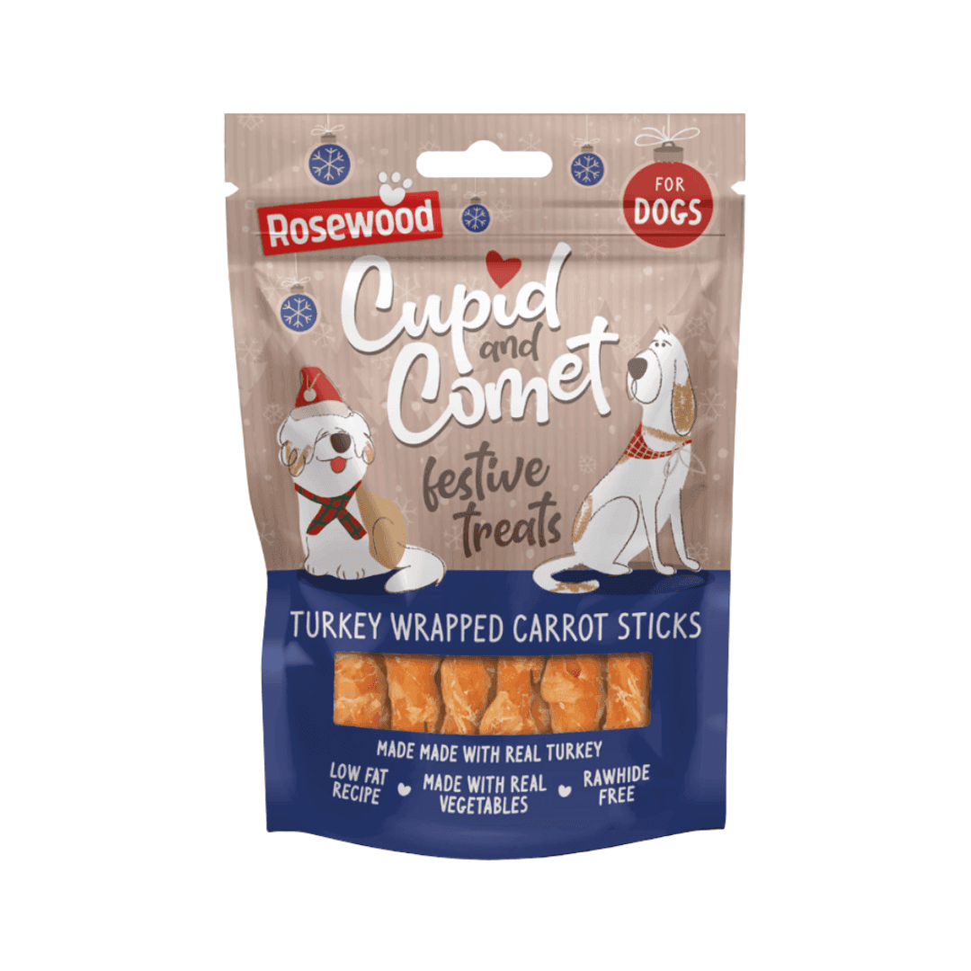 Rosewood Turkey Wrapped Carrot Twists (100g)